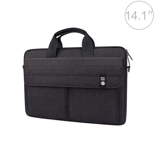 14.1 Inch Laptop Handheld Briefcase Storage Bag - no Shoulder Strap - Black - Main Image