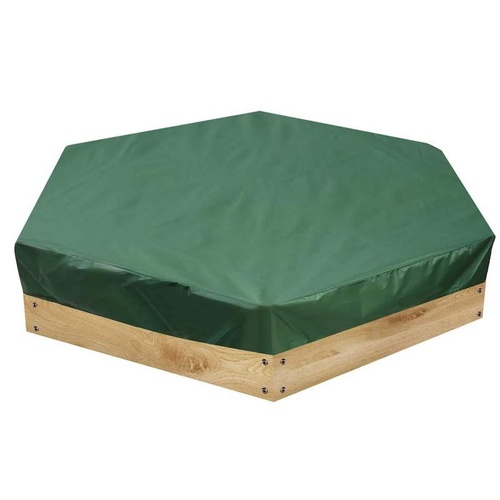 Hexagonal Bunker Toy Cover - 180x150cm - Uv Dust and Waterproof - Green - Main Image