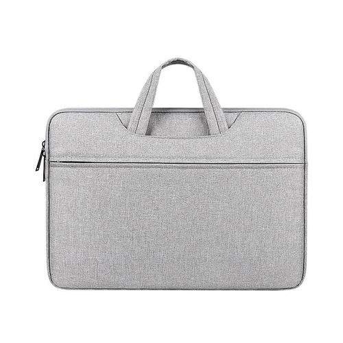 Waterproof Laptop Handbag - 15.6 Inches Shock-absorbing & Large-capacity - Grey - Main Image