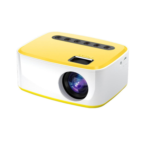 Portable Home Theater Projector - 400 Lumens Hd Same Screen Version - White Yellow - Main Image