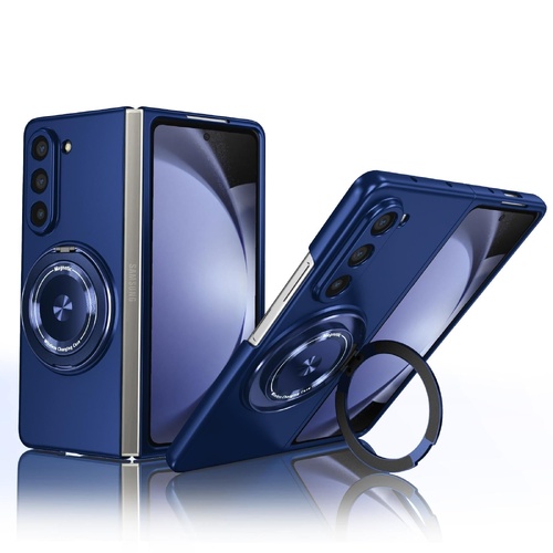 Shockproof 360 Degree Rotating Case for Samsung Galaxy z Fold 4 / 5g - Blue - Main Image