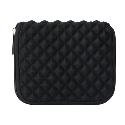 Textured Diamond Laptop Bag - Power - Black - Main Image
