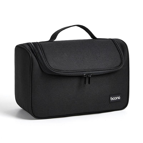 Portable Hair Dryer Storage Bag With Hook Large Capacity - Black - Main Image