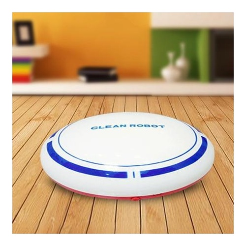 Intelligent 2-in-1 Rechargeable Floor Sweeping Robot Vacuum - White - Main Image