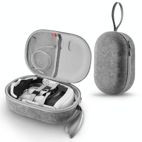 Protective Vr Storage Bag for Apple Vision Pro / Meta Quest 3 Glasses - Grey - Main Image