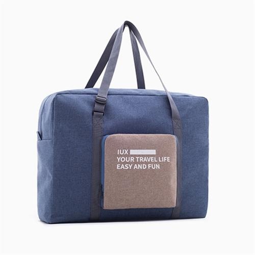 Waterproof Travel Bag for Women and Unisex Luggage - Large Capacity - Navy - Main Image