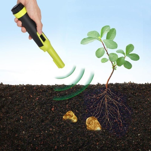 Waterproof Handheld Metal Detector with Lcd Display - Fluorescent Green - Main Image