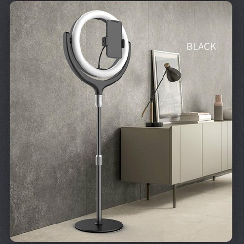 12 Inch Desktop Fill Light Beauty Bracket for Landing Headlights - Black - Main Image