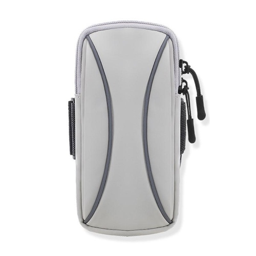 Waterproof Running Arm Bag For Mobile Phones Pouch For Outdoor Activities - Grey - Main Image