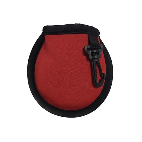 Hooked Neoprene Golf Ball Cover - Durable Protection - Red - Main Image