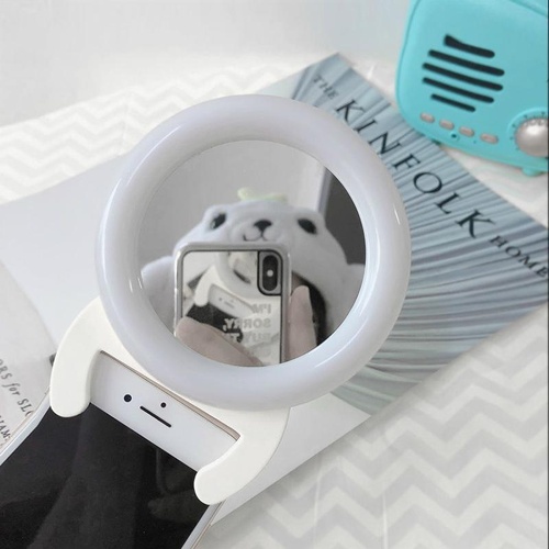 Portable Handheld Live Light for Mobile Self-timer - White - Main Image