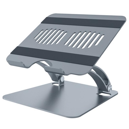 Adjustable Laptop Stand - Aluminum Alloy Desktop Riser - Grey - Main Image