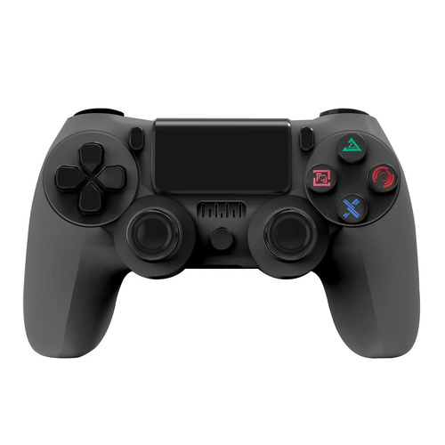 Wireless Bluetooth Game Controller for Ps4 with Dual Vibration and Light Strip - Black - Main Image
