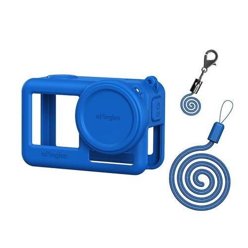 Protective Silicone Case for Dji Action Camera Accessories - Blue - Main Image