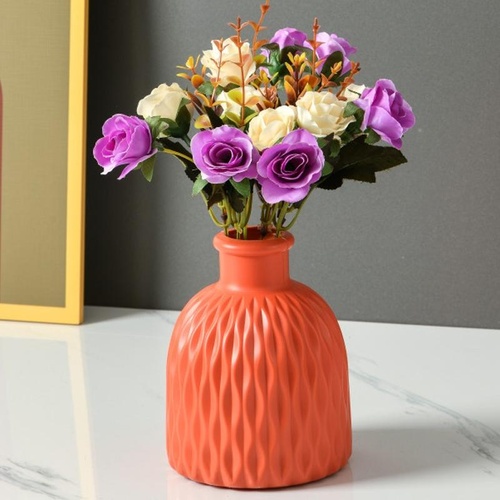 Versatile Drop-resistant Potted Plant Vase for Wet and Dry - Rose Pink - Main Image
