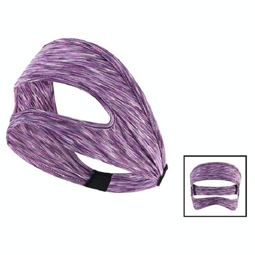 Gray Breathable Vr Eye Mask - Lightweight - Purple - Main Image