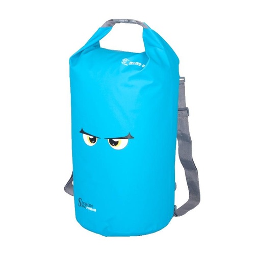 Waterproof Beach Bag For Outdoor Activities Pvc Mesh Cloth Storage Bucket For Swimming Rafting And Seaside Fun - Blue - Main Image