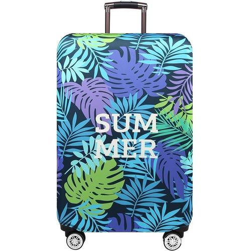 Stretchy Luggage Dust Cover - Durable & Protective - Size l - Tropical Palm - S - Main Image