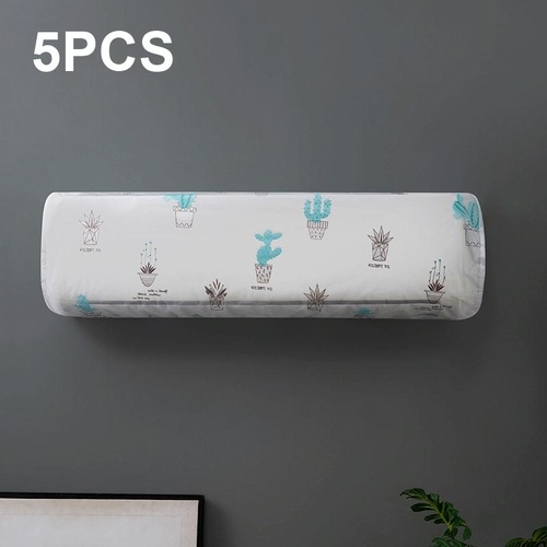 5-pack Hanging Ac Dust Cover - 95x20x31cm - Thickened - Green Plant Fairy - Main Image