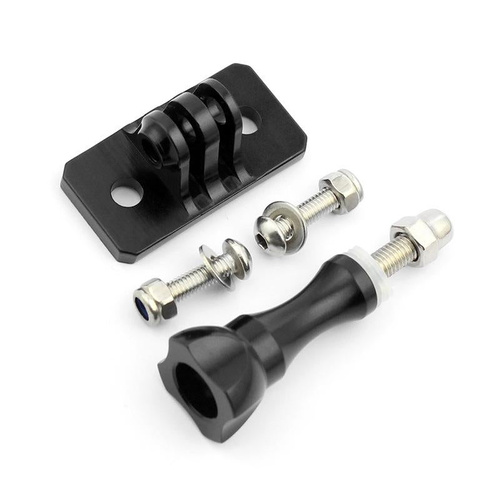 Gopro Helmet Mount Adapter for Aluminum Tripod Head - Black - Main Image