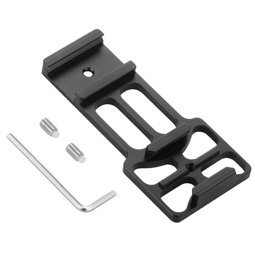 Rail Side Mount for Gopro and Other Action Cameras - 20mm for Hunting Shots - Black - Main Image