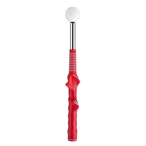 Indoor Golf Swing Practice Stick with Sound Assistant - Red - Main Image