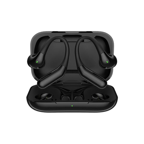 Wireless Half In-ear Sports Earphones - Black - Main Image