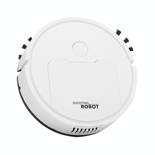 Intelligent 3-in-1 Mini Sweeping Robot Vacuum - White - Main Image