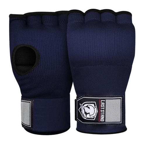 Protective Half Finger Boxing Gloves With Gel Padding And Wrist Support - One Size - Blue - Main Image