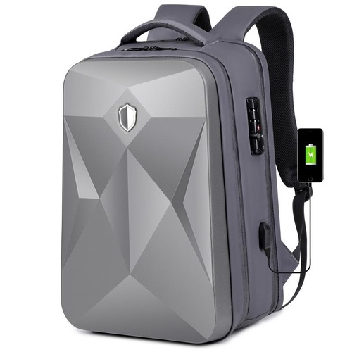 Waterproof Laptop Backpack with Usb Port - 17 Inch Capacity Password Lock - Main Image