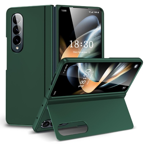 Foldable Phone Case with Holder for Samsung Galaxy z Fold 4 - Full Coverage - Green - Main Image