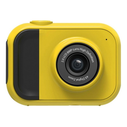 Kids' Digital Camera with Wide Angle Lens - Built-in Memory - Yellow - Main Image