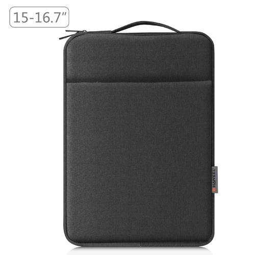 15-16.7 Inch Laptop Sleeve Briefcase With Zipper And Handle - Black - Main Image