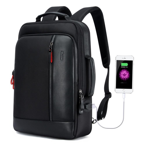 Large Capacity Business Laptop Backpack with Usb Port - Breathable & Stylish Black 30x15x44cm - Main Image