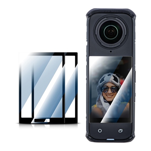 2-pack Tempered Glass Film for Insta360 X4 - Hd Quality - Main Image