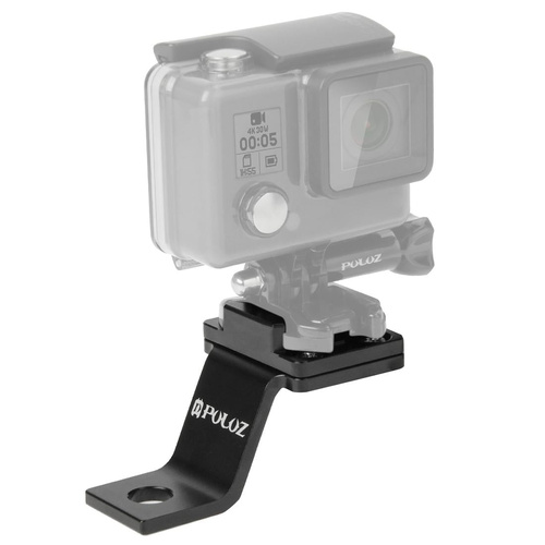 Universal Motorcycle Mount for Action Cameras - Black - Main Image