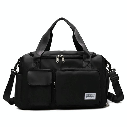 Waterproof Gym Bag for Travel - Size l - Dark Black - Main Image