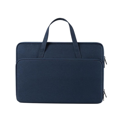 14.1-15.4 Inch Waterproof Laptop Bag - Durable and Stylish - Navy Blue - Main Image