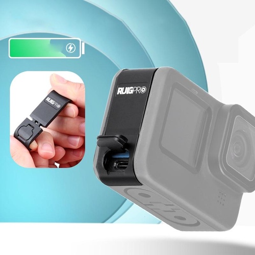 Aluminum Battery Side Interface Cover for Gopro Hero10 / Hero9 - Main Image