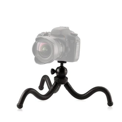 Versatile Octopus Tripod for Slr Cameras Gopro and Phones - Ball Head - Main Image