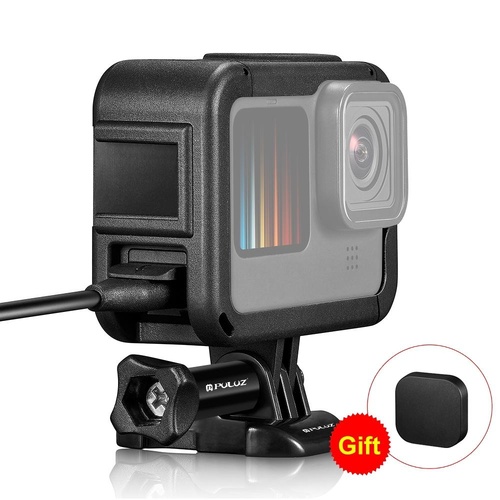 Gopro Hero12 Cage with Cold Shoe Base Slot - Main Image