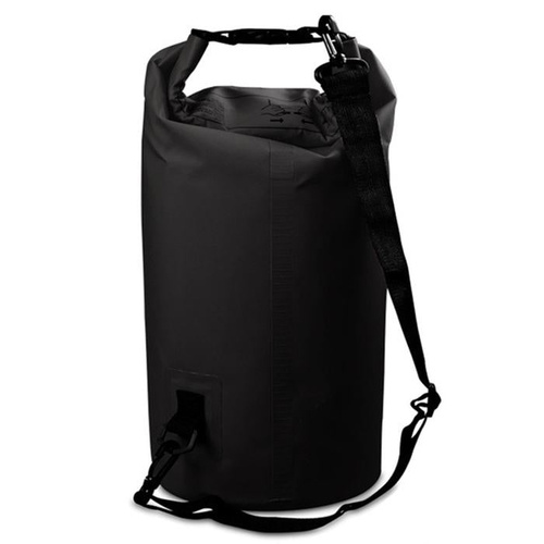 Waterproof Single Shoulder Bag Dry Sack 10L Capacity - Black - Main Image