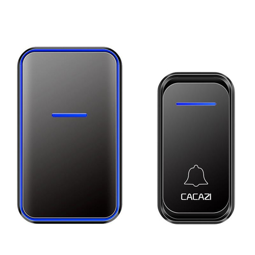Wireless Digital Doorbell For Elderly - Home Smart - Black - Main Image