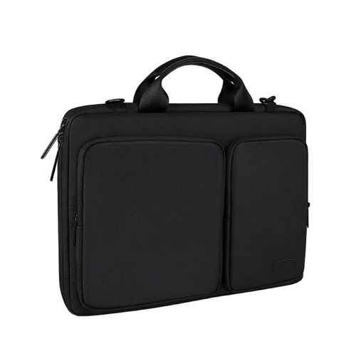 15.6 Inch Thickened Polyester Laptop Bag - Black - Main Image