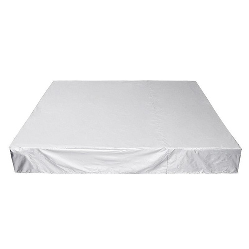 240x240x85cm Waterproof Dustproof Cover for Bathtub Pool Table & Chair - Protects from Falling Leaves - Silver - Main Image