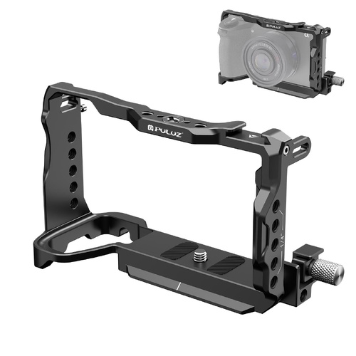 Metal Camera Cage Stabilizer For Sony A6700 - Black - Main Image