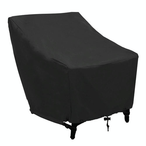 Waterproof Oxford Cloth Furniture Set Cover - Protects Outdoor Table and Chairs - 102x79x70cm - Black - Main Image