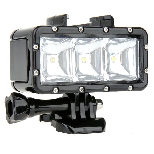 Waterproof Action Camera Light for Gopro Hero12 - 30m 300lm - Main Image