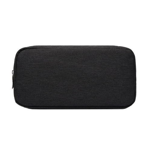 Versatile Headphone Charger & Data Cable Storage Bag - 23 x 11.5 x 5.5cm - Black - Main Image