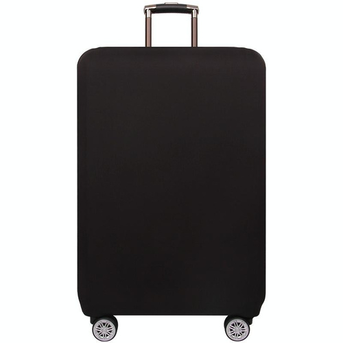 Xl Thickened Stretch Luggage Cover - Dust-proof & Wear-resistant - Black - Main Image